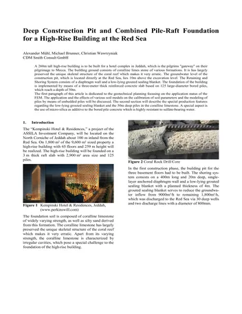 Más sobre Excavación Profunda y Fundación Combinada de Pilotes-Balsa para una Alta-