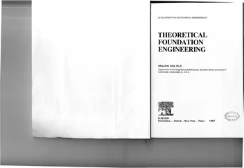Más sobre Ingeniería de fundaciones teóricas.