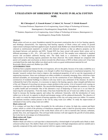 Más sobre Uso de Residuos de Neumáticos Triturados en Suelos de Algodón Negro